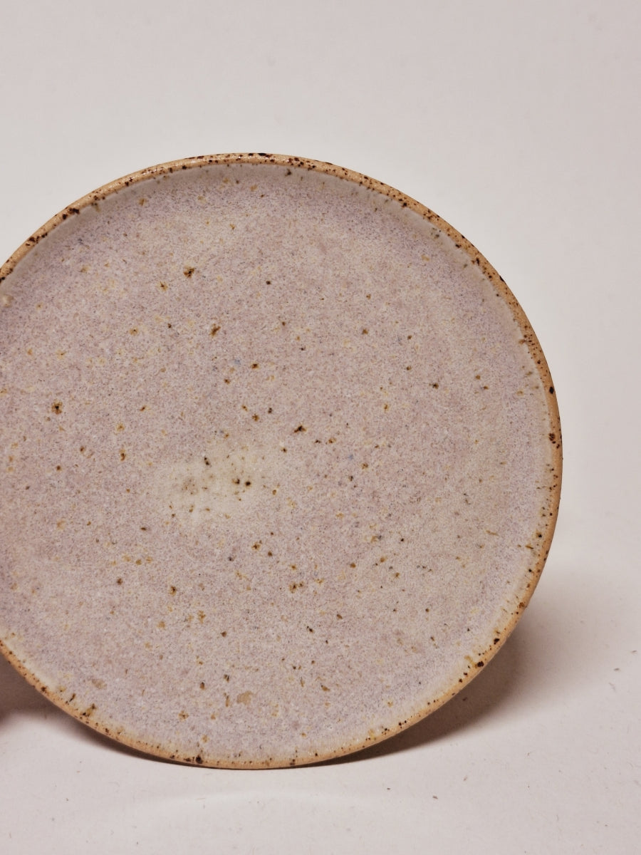 Šálek + podšálek s popelovou glazurou